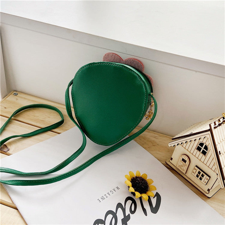 Cute Strawberry Rivet Kids Messenger Bag