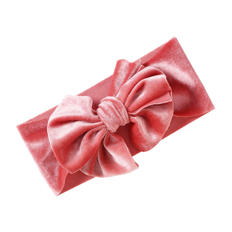 Little Girl Velvet Bowknot Headband