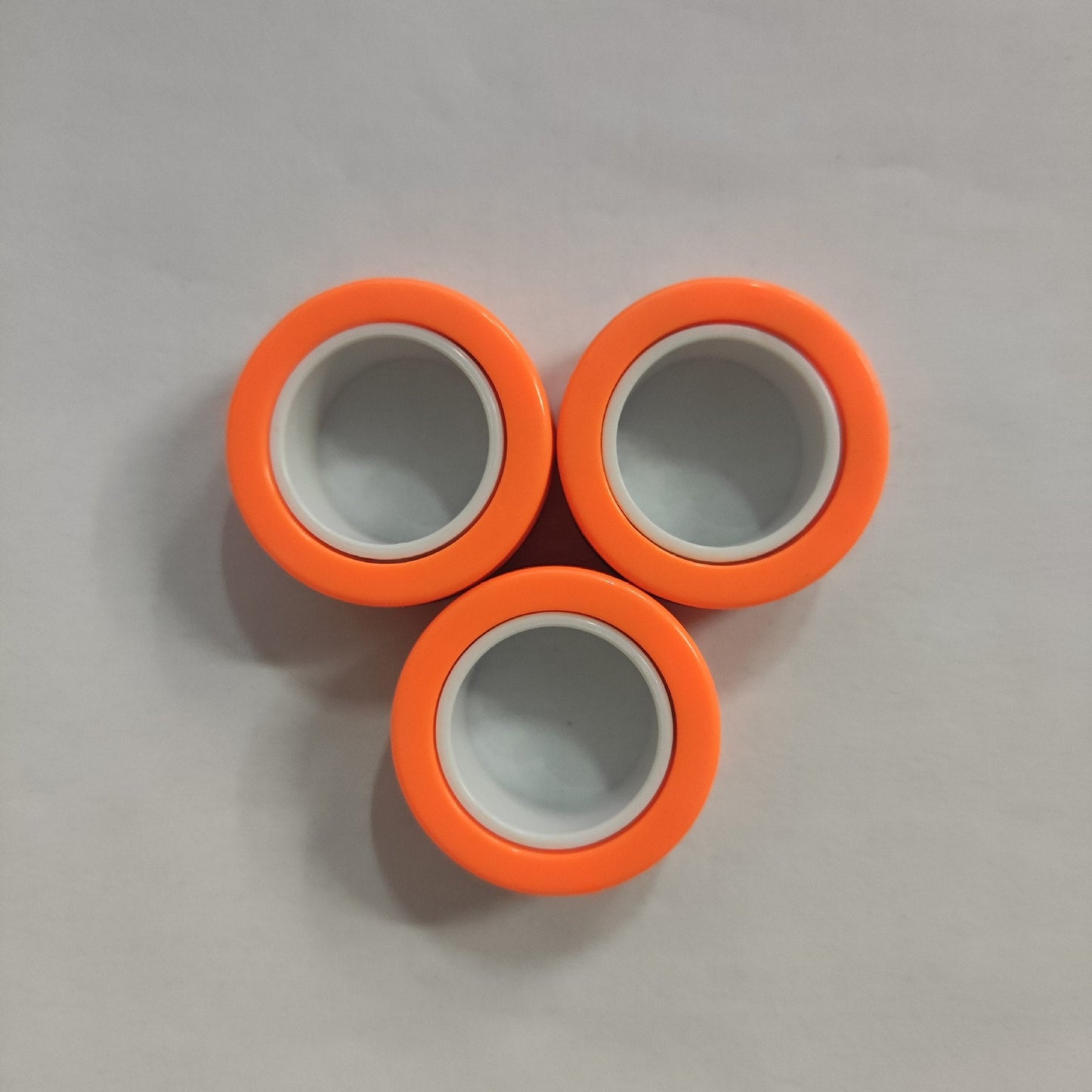 Plastic Decompression Rotating Magnetic Toy Bracelet Rings