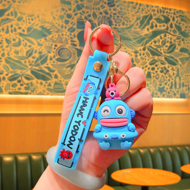 Cartoon Fish Silicone Keychain Cute Keychain