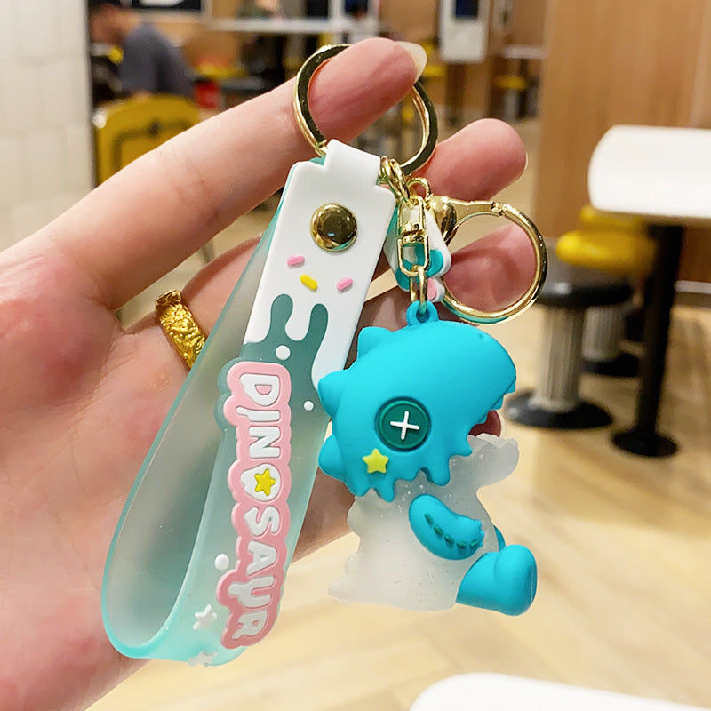 Cartoon Cute Dinosaur PVC Keychain Cute Keychain