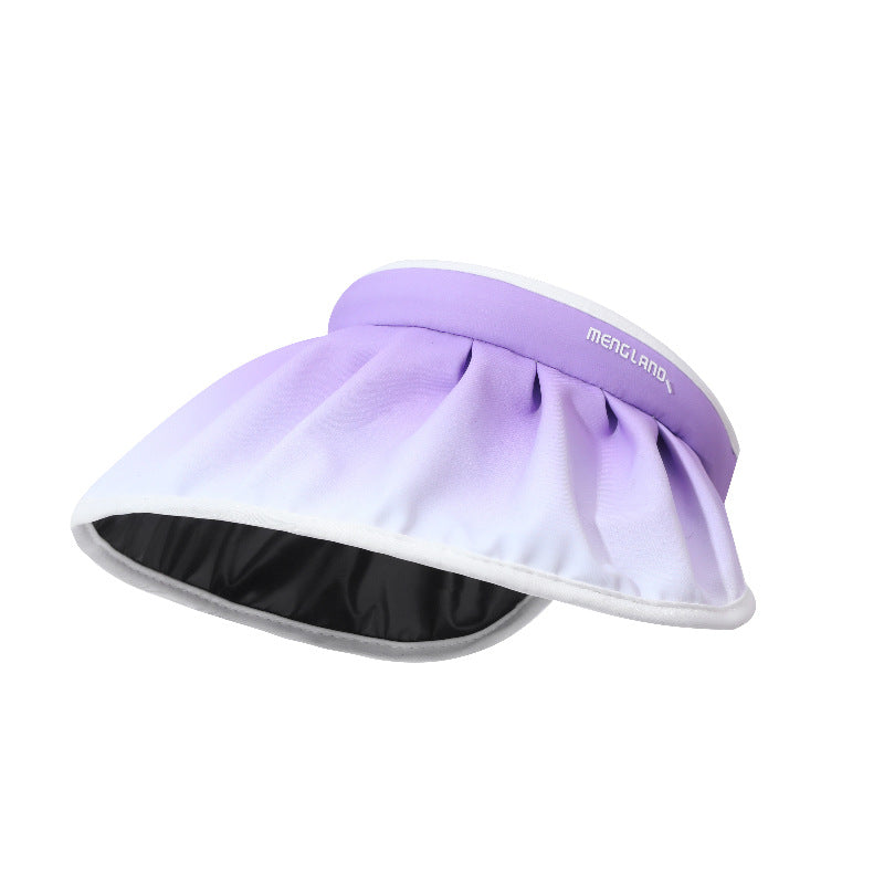 Summer Children's Cotton Gradient Big Brim Empty Top Hat