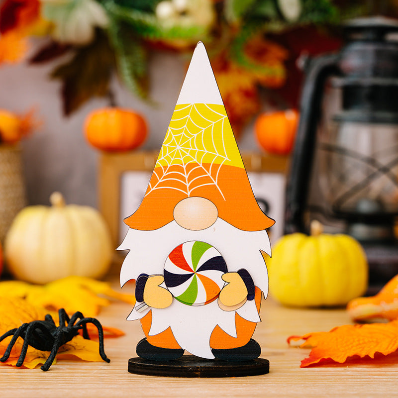 New Halloween Ghost Wood Ornaments