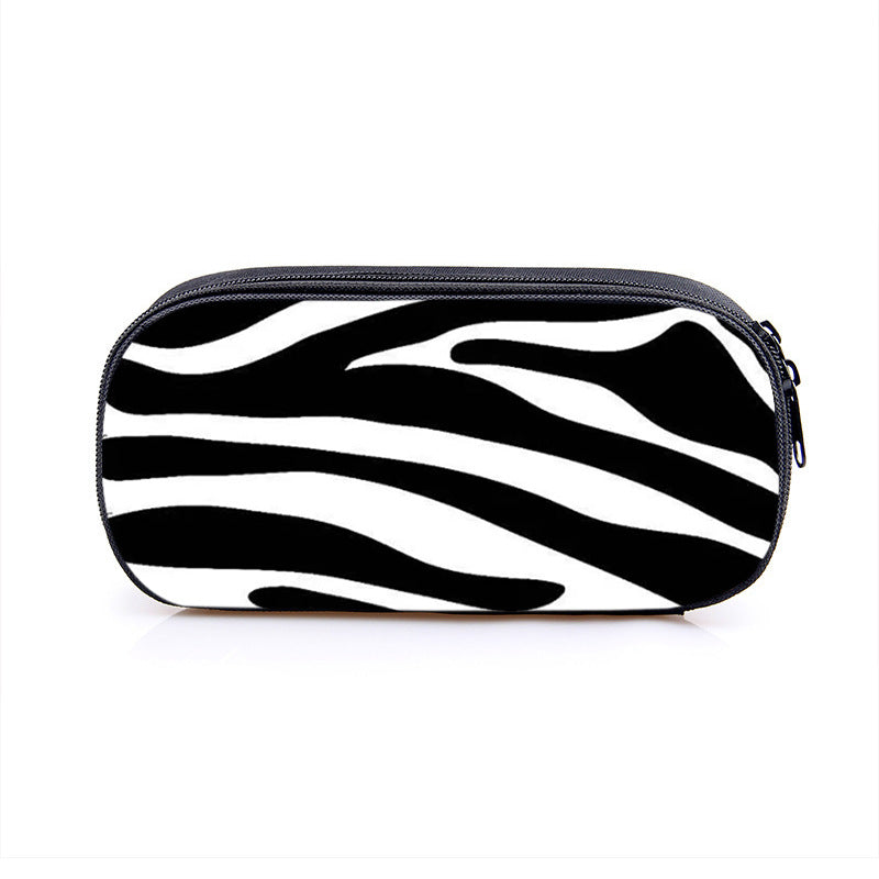 Cow Pattern Series Simple Polyester Pencil Case