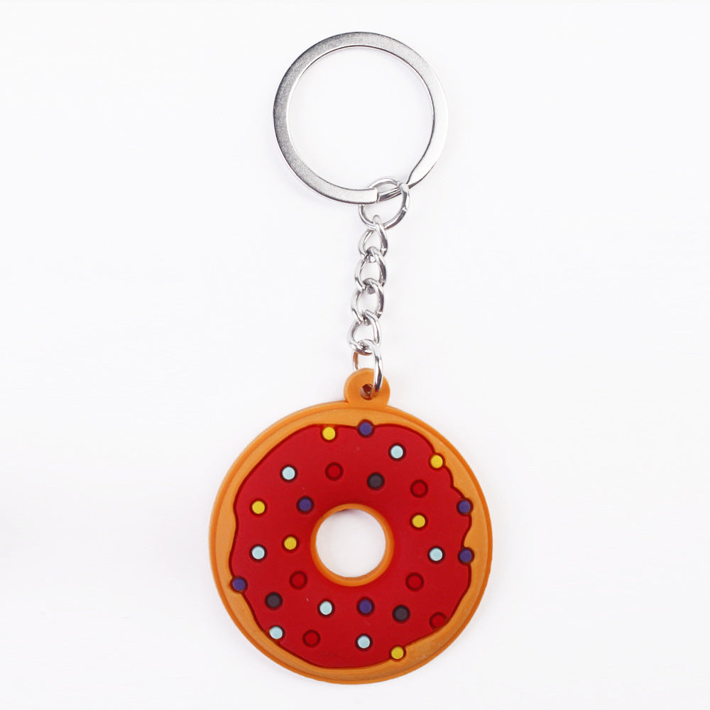 PVC Donut Keychain
