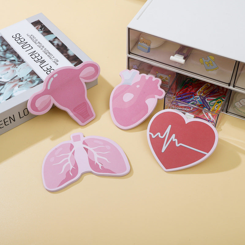 Medical and Nursing Themed Combination Shaped Sticky Notes