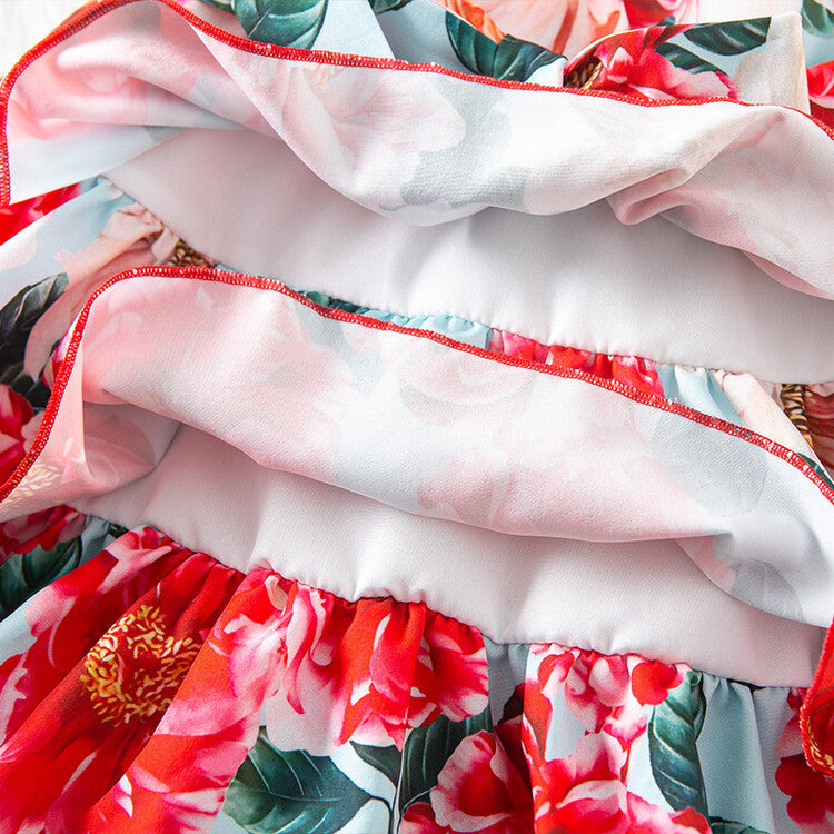 Little Girl Cotton Chiffon Dress Baby Clothes