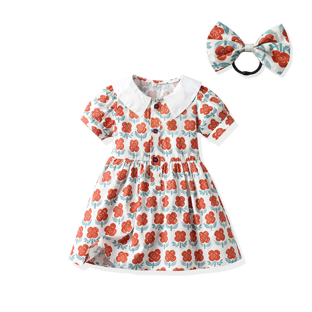 Children's Cotton Short Sleeved Shirt Sets