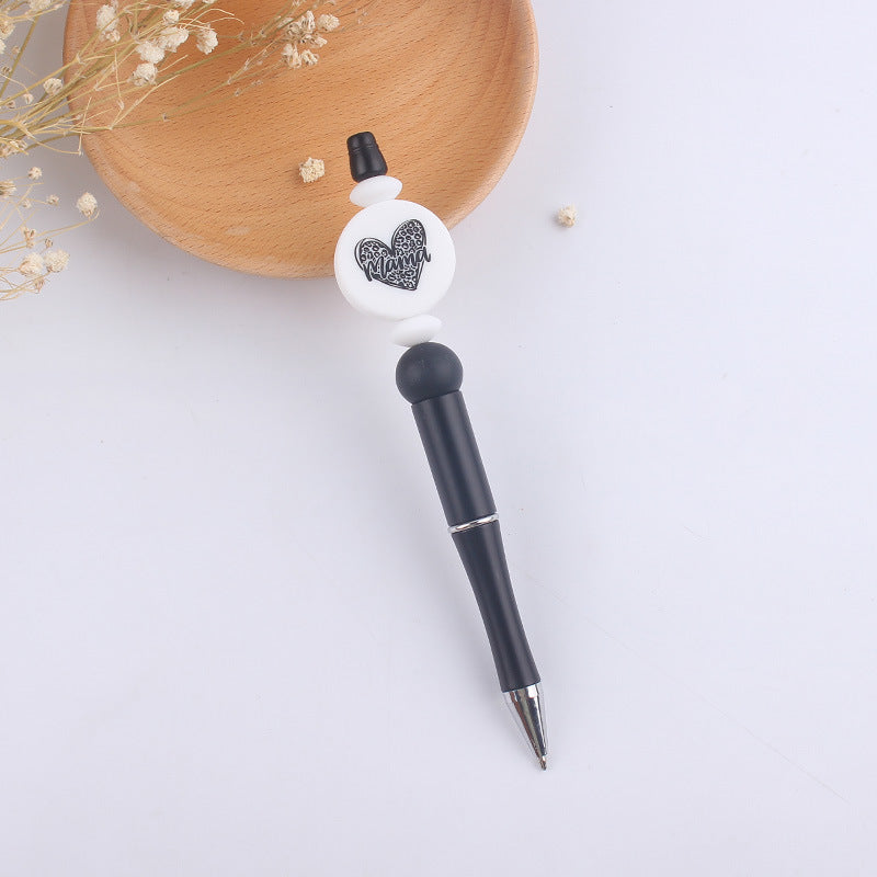 Cartoon Deer Head Silicone DIY Bead Pen