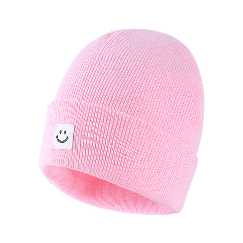 Wholesale Children's Knitted Wool Cute Smiling Beanie 10pcs