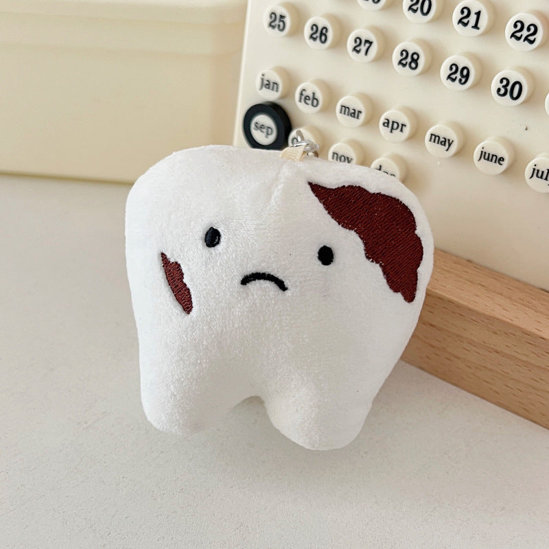 Tooth Doll Plush Keychain