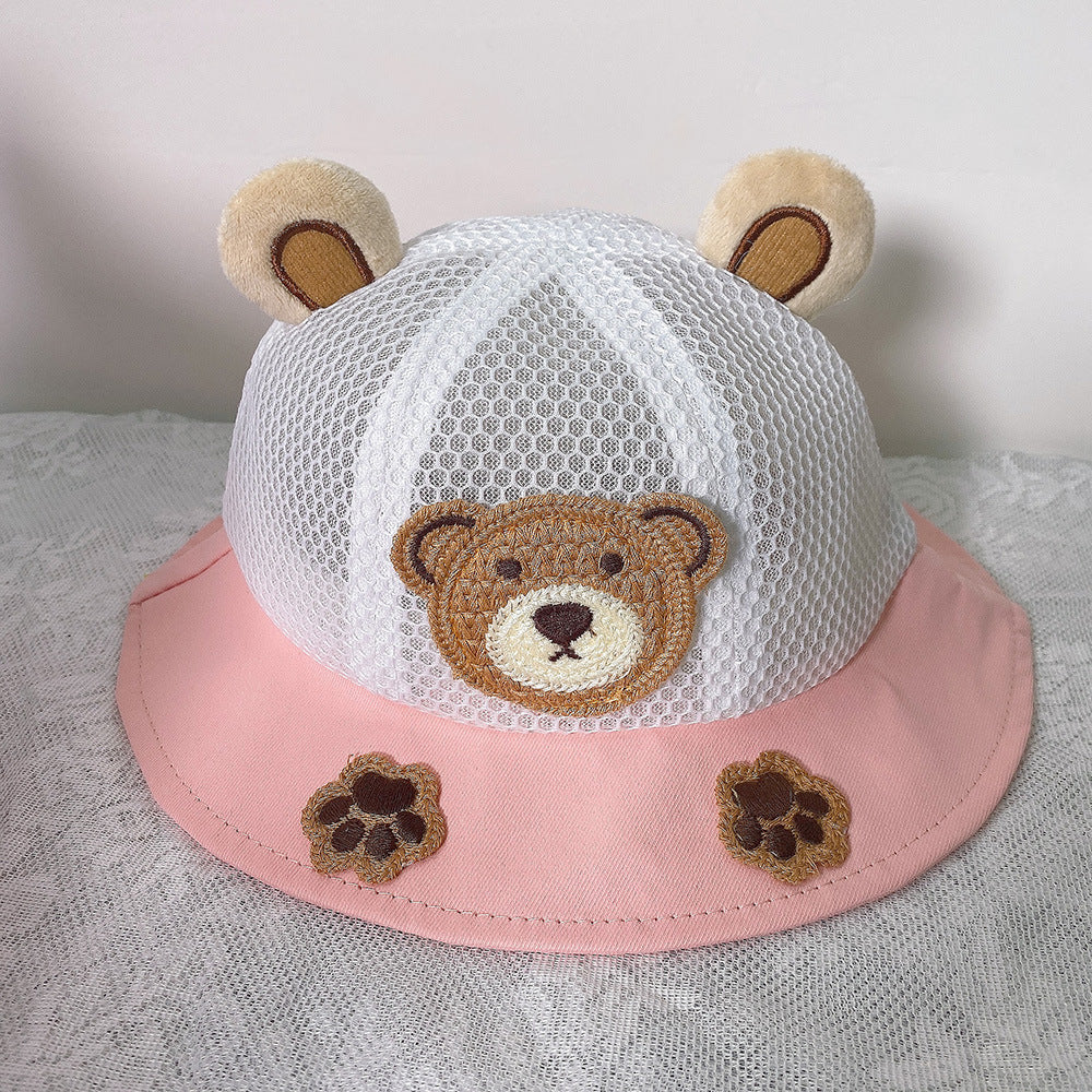 Cotton Cute Frog Kids Bucket Hat