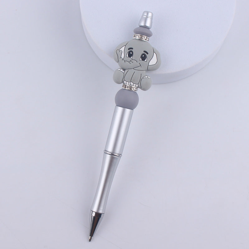 Cartoon Animal Silicone Handmade Beadable Pens