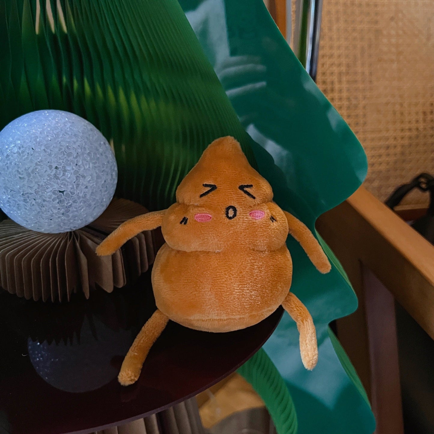 Cartoon Poop Plush Keychain