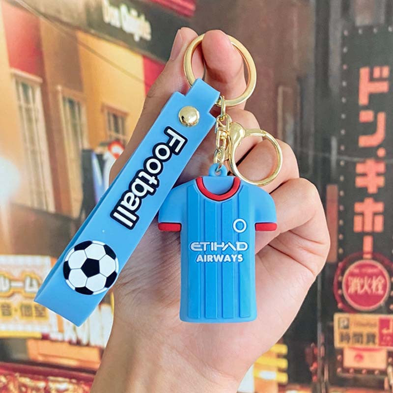 Cartoon Jersey PVC Soft Keychain Creative Keychain