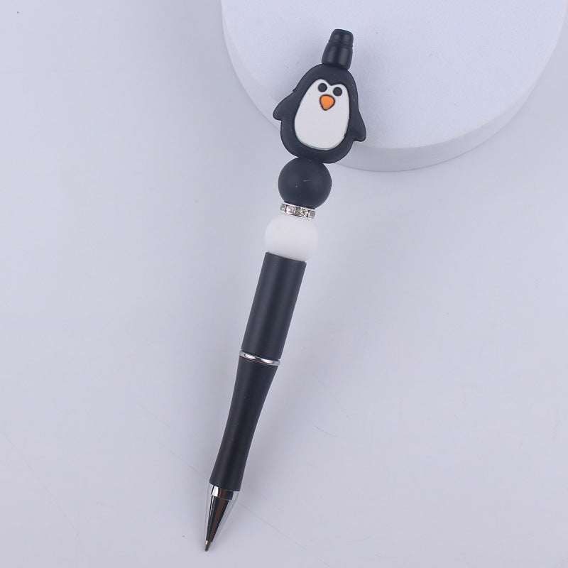 Cartoon Animal Silicone Handmade Beadable Pens