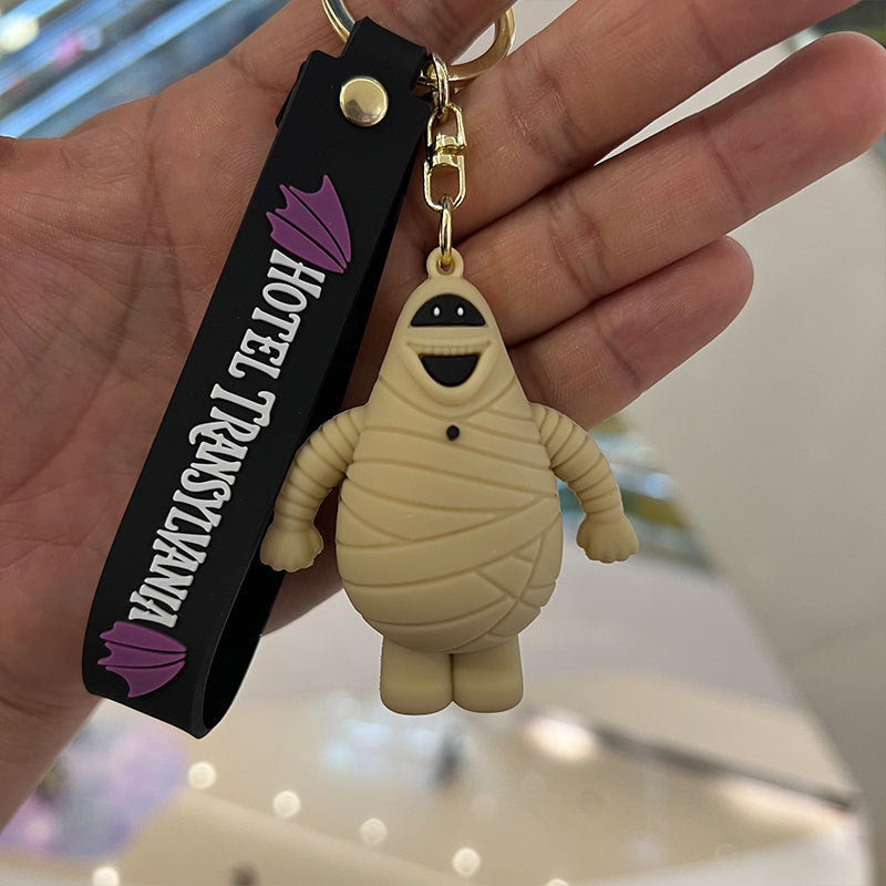 Cartoon PVC Silicone Keychains Creative Keychain