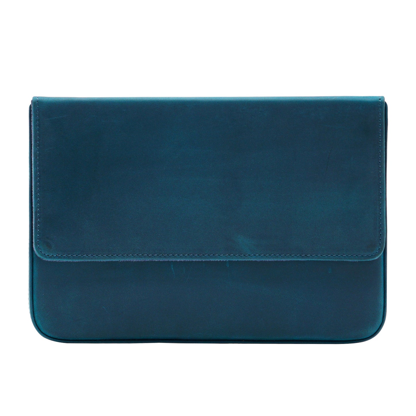 Handmade Magnetic Drawer-style Crazy Horse Leather Pencil Case