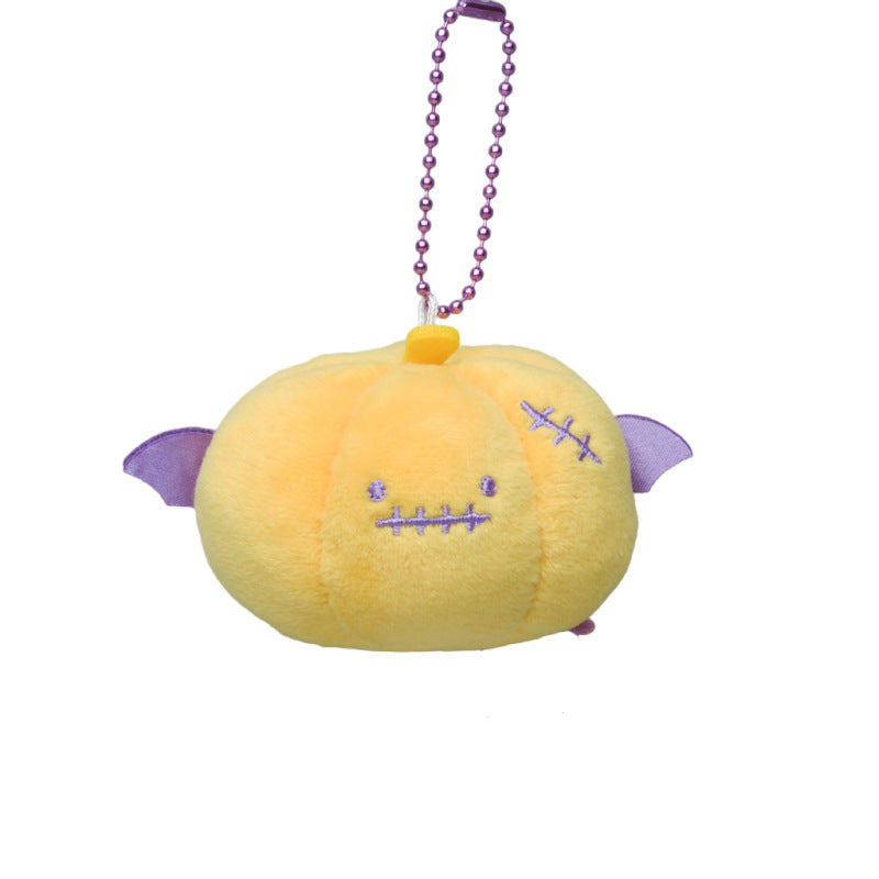 Halloween Pumpkin Spooky Plush Doll Keychain