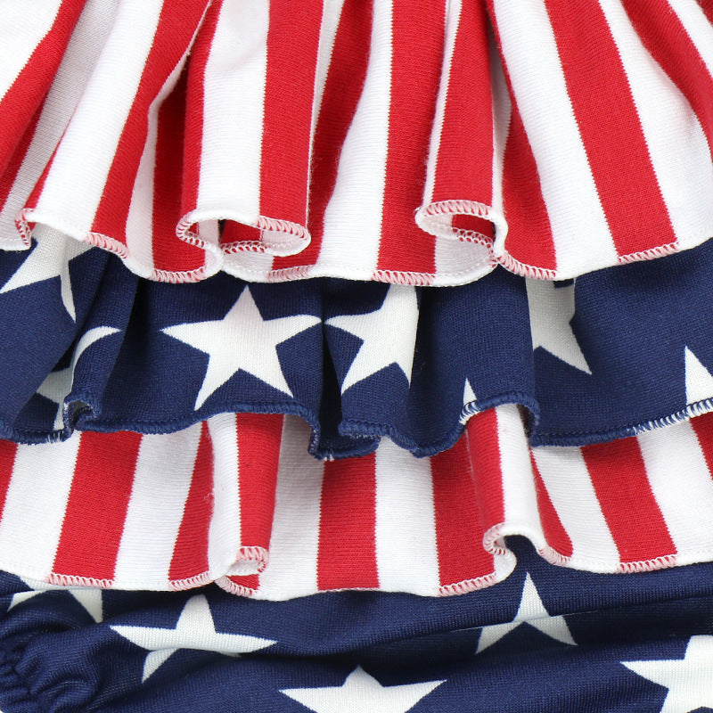 USA Independence Day Jumpsuits Cotton Baby Clothes