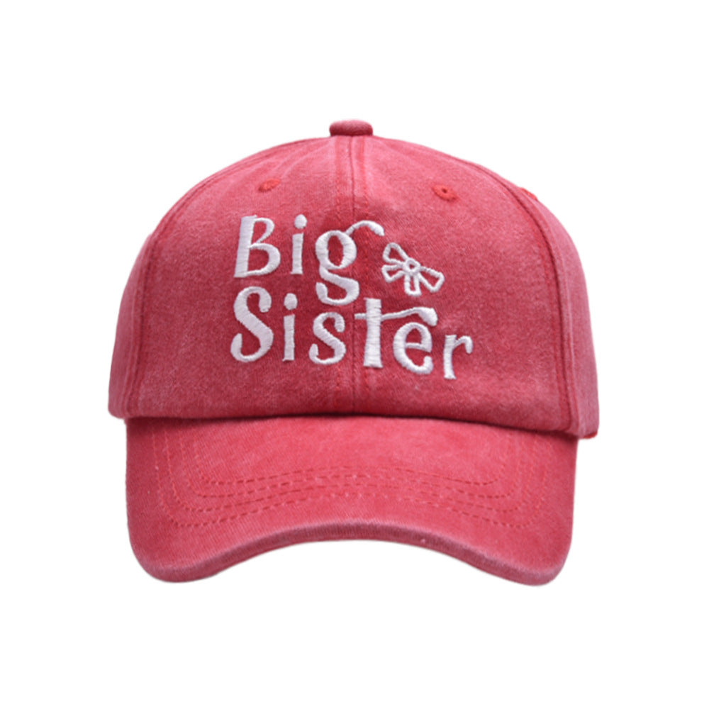Cotton Children's Cartoon Letter Bow Baseball Hat
