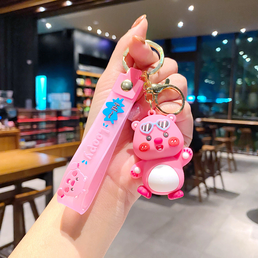 Cartoon Keychains School Bag Pendant Creative Keychain