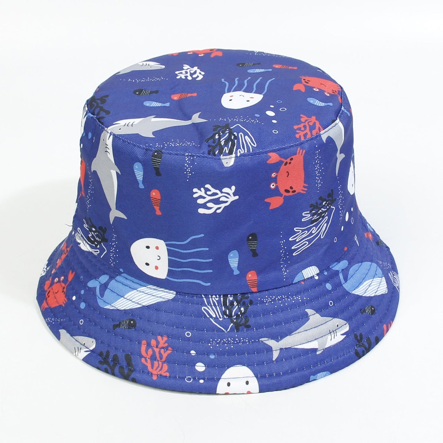 Cotton Polyester Cartoon Rainbow Kids Bucket Hat