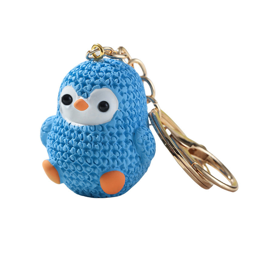 Cartoon Resin Penguin Keychain Cute Keychain