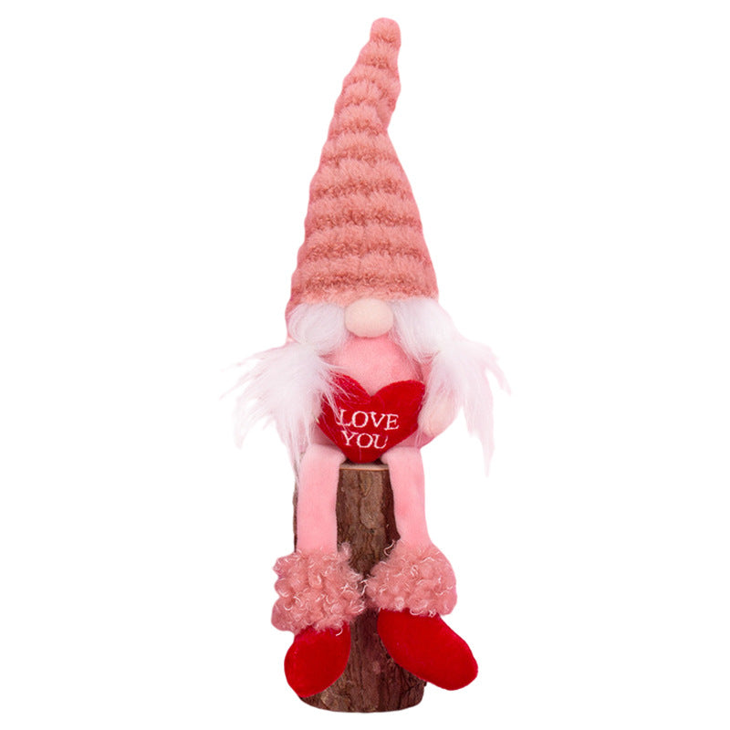 Valentine's Day Fabric Figurine Ornaments