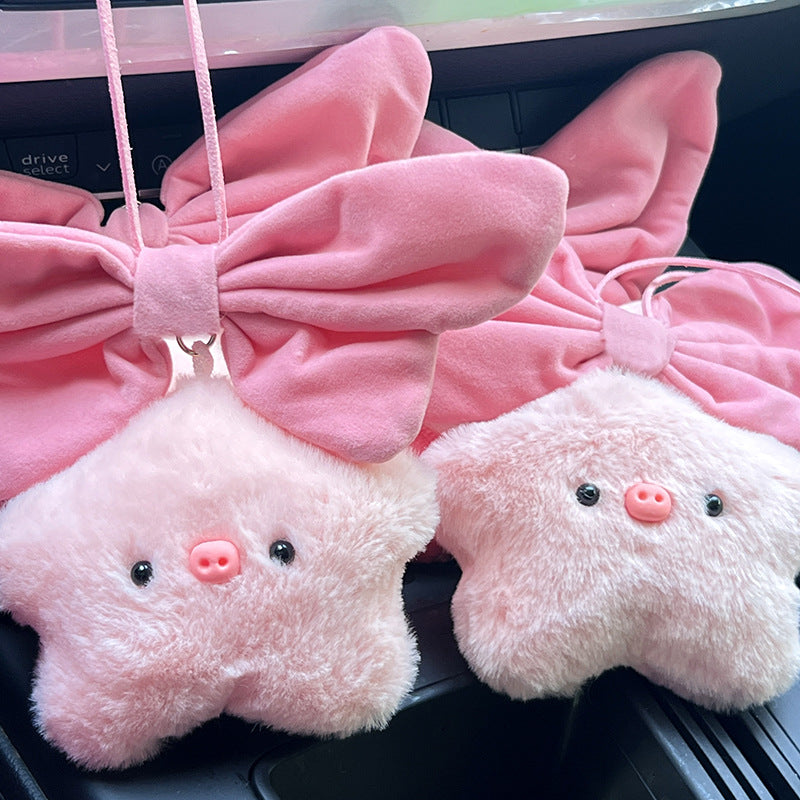 Cute Star Doll Plush Ball Keychain
