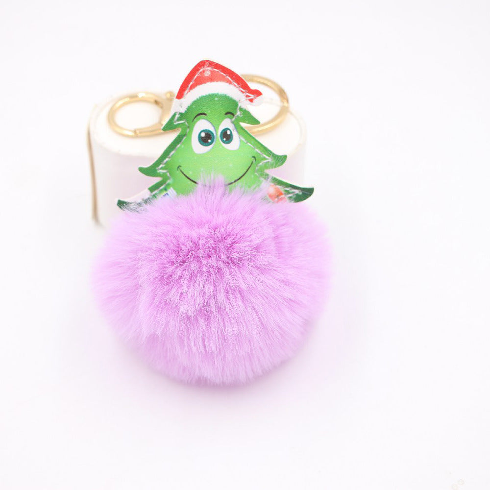 Christmas Tree Plush Keychain