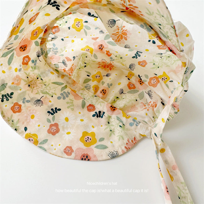 Cotton Kids Tie-up Bucket Hat