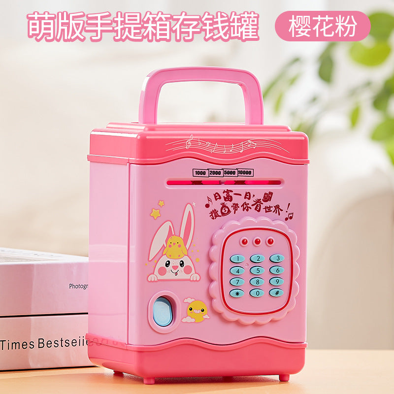 Kids Cartoon Piggy Bank Plastic TOY