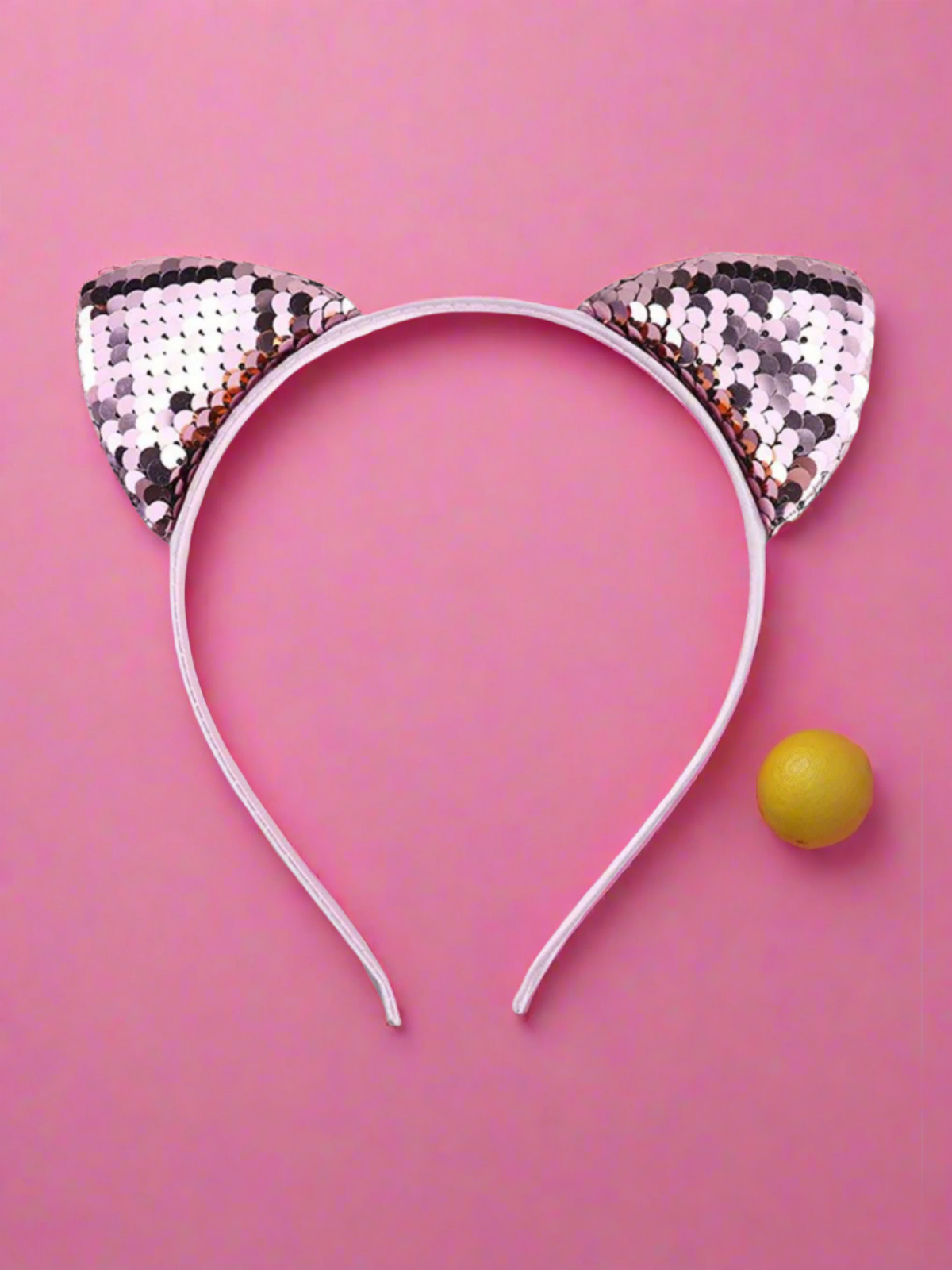 Girls Prrrfect Reversible Sequin Cat Ear Headband