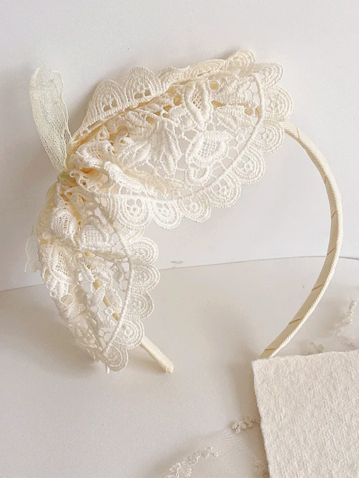 Vintage Vibe Crochet Bow Headband