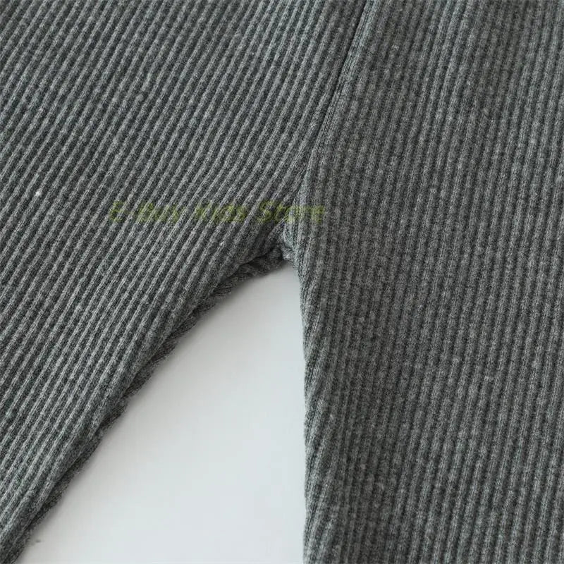 Vertical Stripes Cotton Pants - Stylish Leggings for Kids
