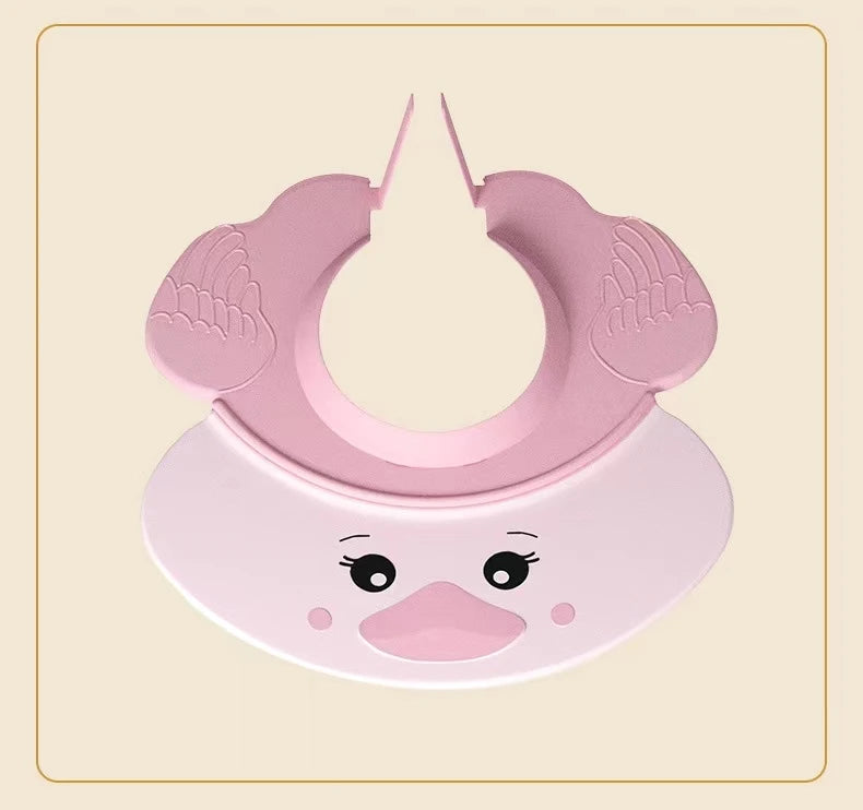 Kids Visor Shampoo Cap - Hippo Style