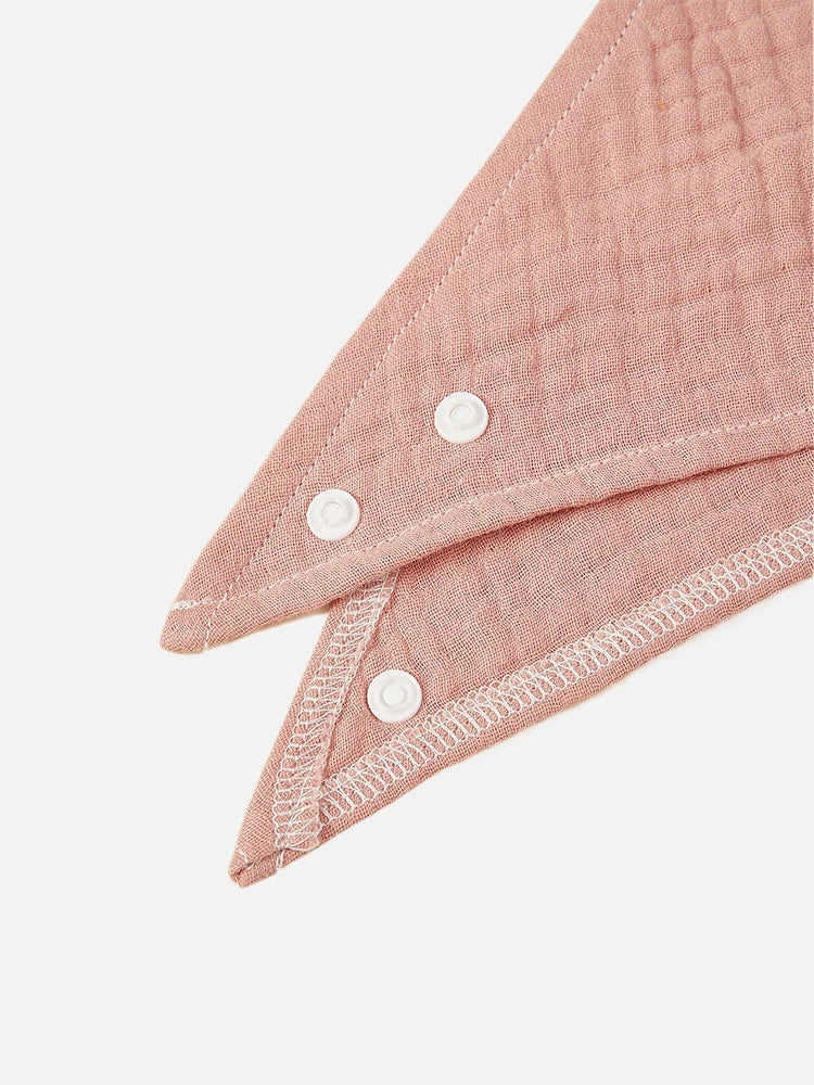 Organic Cotton Bibs: Super Absorbent 4-Pack Set for Babies