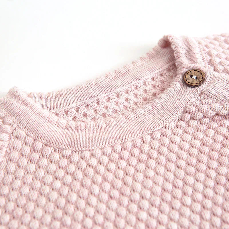 Knitted Pajama Set for Baby - Cozy cotton clothes set