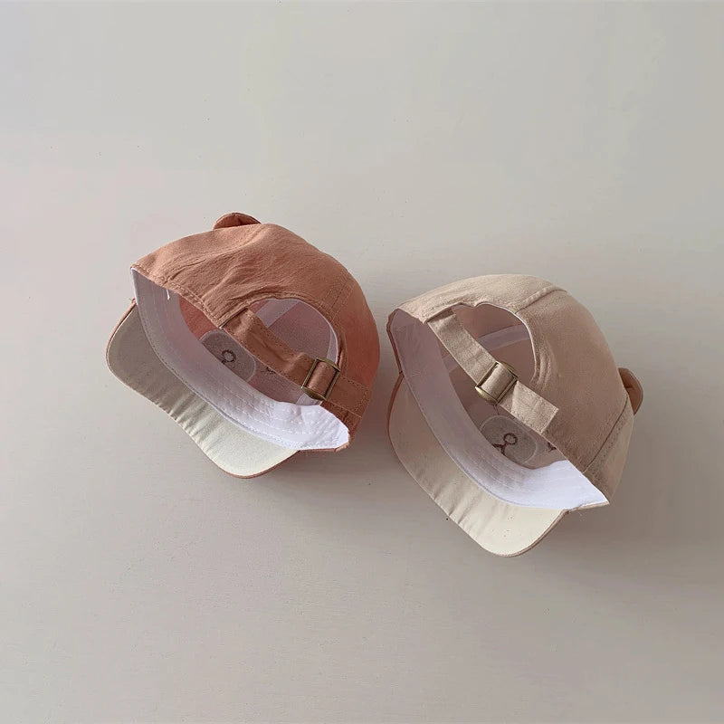 Cute Bear Ears Baby Baseball Cap: Stylish Comfort for Little Ones!