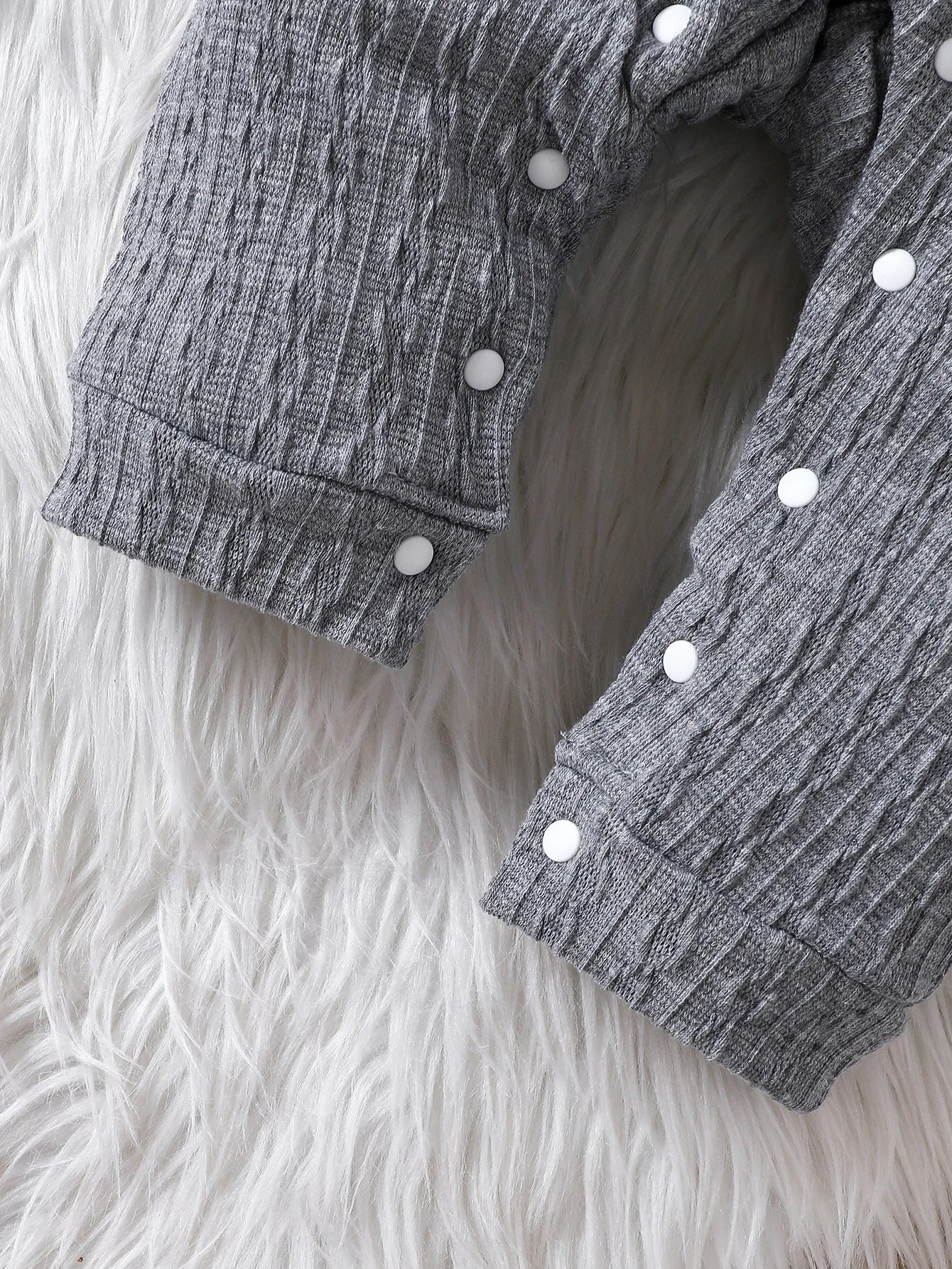 Fashionable & Warm Polo Neck Romper for Baby