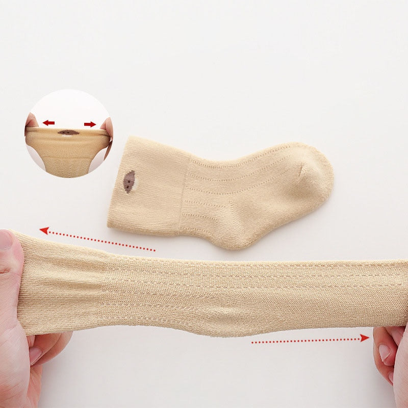 Set of Cute Cartoon Thicken Socks For Children