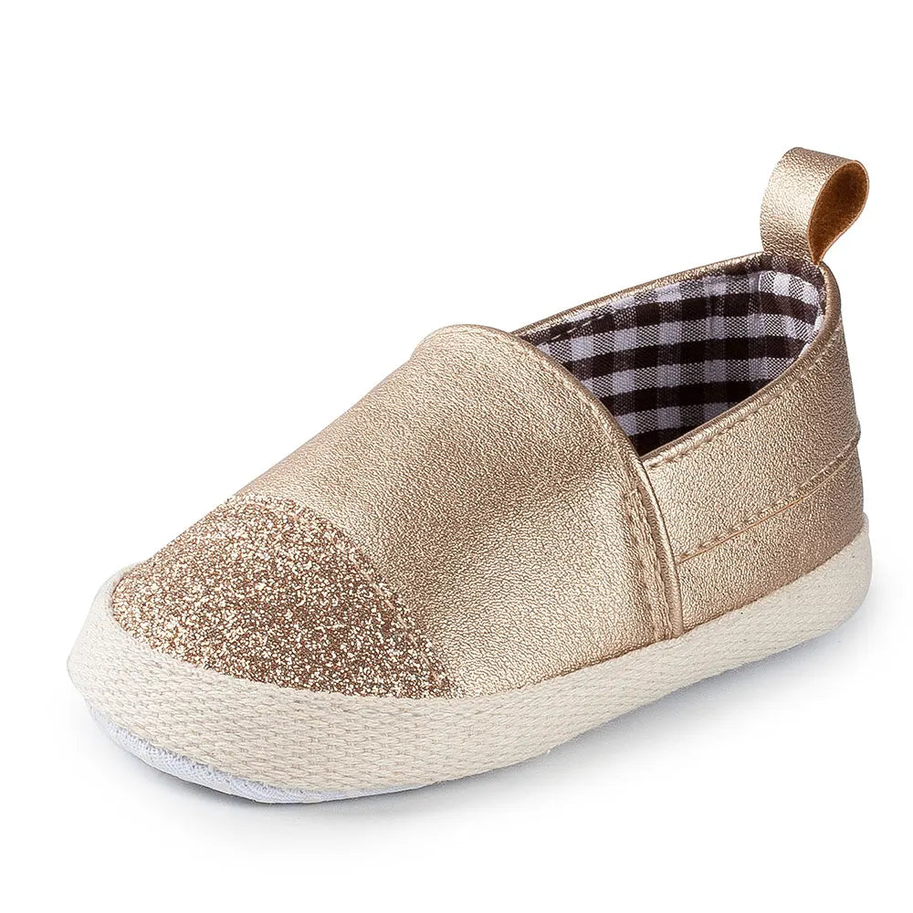 Baby Casual Shoes: Leather, Non-slip Soft-sole