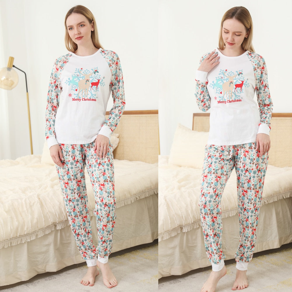 Long Sleeve Pajamas - Christmas Style for Family