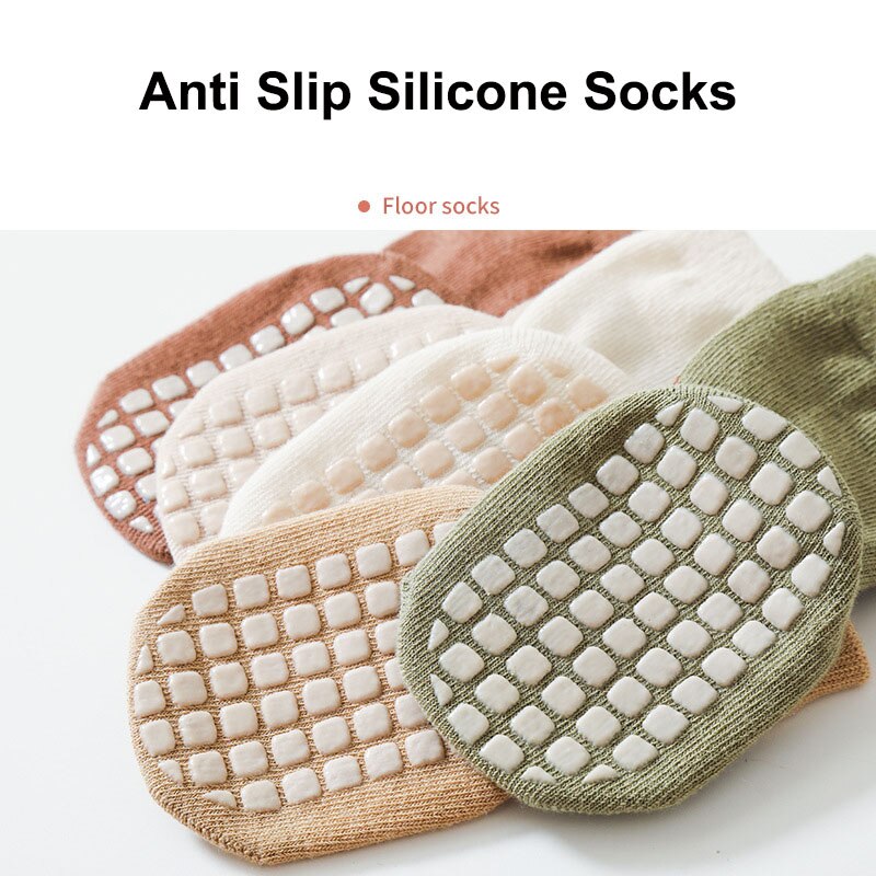 Anti Slip Floor Socks With Cute Cartoon For Girls Boys