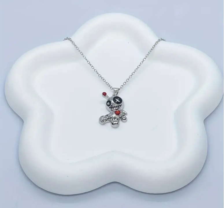 Halloween Voodoo Doll Necklace