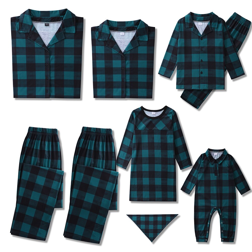 Pattern Family Matching Outfits Pajamas
