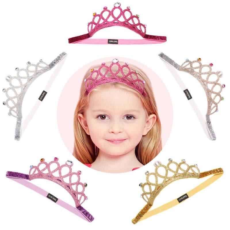 Toddler Girl Sequins Crown Headband
