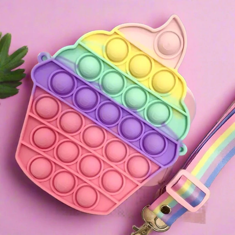 Icecream Pop It Shoulder Bag - Fidget Toys