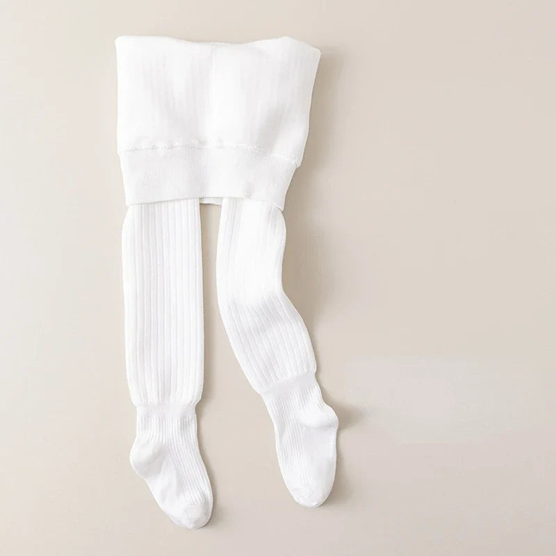 Thick Winter Leggings for Babies: Plain & Striped Fleece